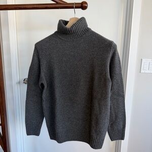 Men's Gray Turtleneck Sweater - Zara